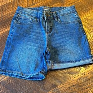 Girls Jean Short Size 12 - moderate length for school